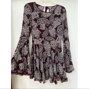 Urban Outfitters Burgundy Dress